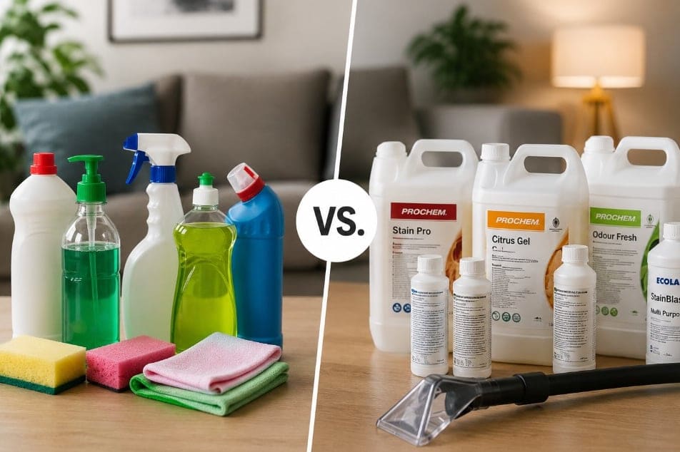 Domácí vs. profesionální čisticí chemie: v čem je rozdíl?